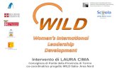 Intervento di LAURA CIMA Consigliera di Parità della Provincia di Torino co-coordinatrice progetto WILD Italia- Area Nord.