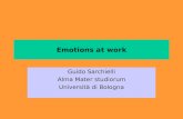 Emotions at work Guido Sarchielli Alma Mater studiorum Università di Bologna.