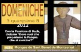 Regina I I I I 3 quaresima B 2012 Con la Passione di Bach, diciamo Dove vuoi che prepariamo la Pasqua che si avvicina?