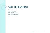 VALUTAZIONE IL QUADRO NORMATIVO 1S. Pace - valutazione - settembre 2010.