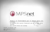 1 pagina :: Modelli di finanziamento per le imprese della net-economy Firenze, 23 Novembre 2001 Dott. Giovanni DErcole, MPS.net Lo scenario dei servizi.