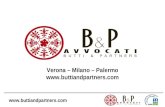 Www.buttiandpartners.com Verona – Milano – Palermo .