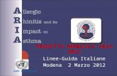 PROGETTO MONDIALE ARIA 2012 Linee-Guida Italiane Modena 2 Marzo 2012 GARD Participant.