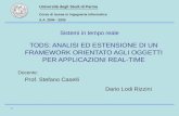 Università degli Studi di Parma Corso di laurea in Ingegneria Informatica A.A. 2004 - 2005 Dario Lodi Rizzini Sistemi in tempo reale 1 TODS: ANALISI ED.
