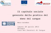 Il capitale sociale generato dalla pratica del dono del sangue Marco Carradore Sabato 20 aprile 2013 Bologna Casa dei Donatori di Sangue.