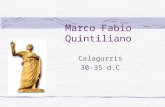 Marco Fabio Quintiliano Calagurris 30-35 d.C. Vita Studia a Roma con Remnio Palemone e Domizio Afro Si afferma come avvocato poi come insegnante di.