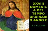 XXVIII DOMENICA DEL TEMPO ORDINARIO ANNO C Lc 17,11-19