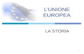 1 LUNIONE EUROPEA LA STORIA. 2 INTEGRAZIONE EUROPEA Progressiva cooperazione in campo economicosocialepolitico dei Paesi europei e armonizzazione degli.