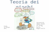 Teoria dei giochi Parma, 15 giugno 2011 I.I.S. B. Pascal Reggio Emilia 1 Università degli Studi di Parma.