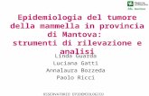 OSSERVATORIO EPIDEMIOLOGICO Epidemiologia del tumore della mammella in provincia di Mantova: strumenti di rilevazione e analisi Linda Guarda Luciana Gatti.