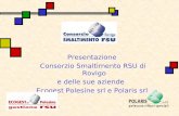 Presentazione Consorzio Smaltimento RSU di Rovigo e delle sue aziende Ecogest Polesine srl e Polaris srl.