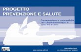 Udine 16/04/2010 u.s. Animazione sul Territorio PROGETTO PREVENZIONE E SALUTE Consapevolezza e responsabilità dei comportamenti legati.