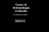 IL LAVORO SUL CAMPO Corso di Antropologia Culturale MERCOLEDI 29 FEBBRAIO 2012.