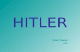 HITLER Sonia Volanti IIIA. dai 0 ai 24 anni… -Adolf Hitler è nato a Braunau, in Austria, il 20 aprile del 1889. -La scuola media la frequenta a Linz,