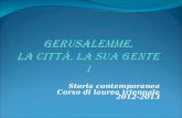Storia contemporanea Corso di laurea triennale 2012-2013.