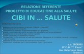 A.s. 2008/09 IV C.D. T. Fiore Ins. Referente Rosa Brunetti Settori di intervento Elaborazione del progetto distituto CIBI IN … SALUTE Coordinamento del.