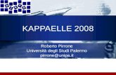 KAPPAELLE 2008 Roberto Pirrone Università degli Studi Palermo pirrone@unipa.it.