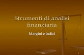 P. Russo1 Strumenti di analisi finanziaria Margini e indici.