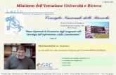 Protocollo dintesa tra Ufficio Scolastico Regionale del Lazio e CNR Area della Ricerca di Roma II - Tor Vergata 2 Aprile 2003 - Introduzione sulle tecnologie.