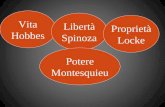 Vita Hobbes Libertà Spinoza Potere Montesquieu Proprietà Locke.