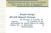 Aggiornamento sui risultati dei test a RC a Napoli Paolo Iengo ATLAS Napoli Group: M. Alviggi, V. Canale, M. Caprio, G. Carlino, R. de Asmundis, M. Della.