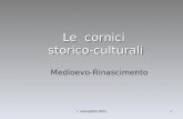 F. meneghetti 20041 Le cornici storico-culturali Medioevo-Rinascimento.