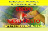 Parrocchia S. Martino V. PP. Somaschi - Velletri C REDO IN G ESÙ C RISTO P REGHIERA INIZIALE Nel nome del Padre e del Figlio e dello Spirito Santo. Nel.