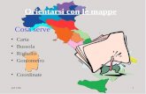 Arf 1/061 Orientarsi con le mappe Carta Bussola Righello Goniometro Coordinate Cosa serve.