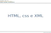 HTML, css e XML. Premessa: codifica del testo I file HTML, XML e CSS sono file di Testo, sono cioè file composti esclusivamente da caratteri. Nel mondo.