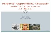 A CURA DI LUCA AMATO SARA ILLIANO LUCA PAPPALARDO PROF.SSA E.ARMENTANO Progetto «Apprendisti Ciceroni» classe III A (ind. scientifico) a.s.2012-13.