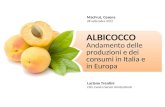 ALBICOCCO Andamento delle produzioni e dei consumi in Italia e in Europa Luciano Trentini CSO, Centro Servizi Ortofrutticoli MacFrut, Cesena 28 settembre.