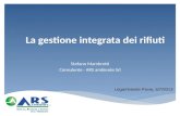La gestione integrata dei rifiuti Stefano Mambretti Consulente - ARS ambiente Srl Legambiente Pavia, 6/7/2013.