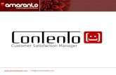 Www.amarantoweb.com ~ info@amarantoweb.com Customer Satisfaction Manager.