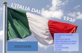 Gruppo 51 LA CARTINA ITALIANA MAPPA MARCIA SU ROMA CRISI MONDIALE IN ITALIA STATO FASCISTA IN ITALIA GLI ABITI ALIMENTAZIONE LAVORO 1922/1939.