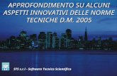 APPROFONDIMENTO SU ALCUNI ASPETTI INNOVATIVI DELLE NORME TECNICHE D.M. 2005 STS s.r.l - Software Tecnico Scientifico.