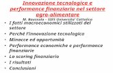 Innovazione tecnologica e performance finanziaria nel settore agro-alimentare M. Baussola – SIES Universita Cattolica I fatti macroeconomici stilizzati.