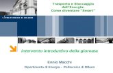 Intervento introduttivo della giornata Ennio Macchi Dipartimento di Energia - Politecnico di Milano.