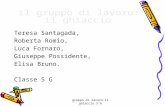Gruppo di lavoro:il ghiaccio 5°G Teresa Santagada, Roberta Romio, Luca Fornaro, Giuseppe Possidente, Elisa Bruno. Classe 5 G.