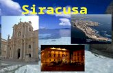 Siracusa. E un comune italiano di 123.000 abitanti, capoluogo dellomonima provincia siciliana. Già definita da Cicerone la più grande e bella di tutte.
