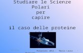 Studiare le Scienze Polari per capire il caso delle proteine antigelo Polartrec 2012 - Maria Laura Beltrami 1 MLB PT2012.