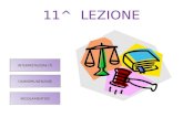 11^ LEZIONE REGOLAMENTI(9) INTERPRETAZIONI (7) GIURISPRUDENZA(8)
