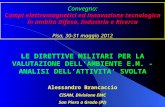 Convegno: Campi elettromagnetici ed innovazione tecnologica in ambito Difesa, Industria e Ricerca Pisa, 30-31 maggio 2012 LE DIRETTIVE MILITARI PER LA.