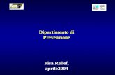 Dipartimento di Prevenzione Pisa Relief, aprile2004.