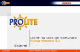 1Software PROLITE – Illuminazione dEsterniLuglio 2006.