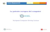 A.I.C.A. ECDL La patente europea del computer European Computer Driving Licence.