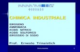 Chimica Industriale1 CHIMICA INDUSTRIALE IDROGENOAMMONIACA ACIDO NITRICO ACIDO SOLFORICO IDROSSIDO DI SODIO Prof. Ernesto Trinaistich.