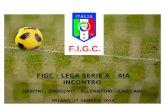 FIGC – LEGA SERIE A – AIA INCONTRO ARBITRI – DIRIGENTI – ALLENATORI – CAPITANI MILANO 27 GENNAIO 2014 F.I.G.C.