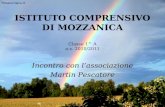 ISTITUTO COMPRENSIVO DI MOZZANICA Classe 1^ A a.s. 2010/2011 Incontro con lassociazione Martin Pescatore.