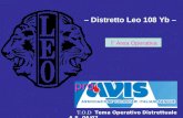– Distretto Leo 108 Yb – I a Area Operativa T.O.D Tema Operativo Distrettuale A.S. 06/07 pro.