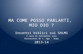 MA COME POSSO PARLARTI, MIO DIO ? Incontri biblici sui SALMI A cura di Antonella Jori Parrocchia di s. Ugo – Roma 2013-14.